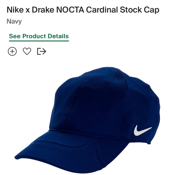 nocta cardinal stock navy cap